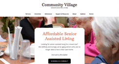 Desktop Screenshot of communityvillage.org